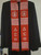 DST Graduation Kente Stole With Patches  