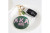 Pink Green Padded Sorority Keychain Pink Green Padded Sorority Keychain