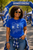 Royal  ZPB  Glitter  "PROUD HBCU GRAD"  Short Sleeves  T shirts