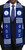 Phi Beta Sigma BLUE Kente Stole With Patches   Phi Beta Sigma BLUE Kente Stole With Patches