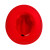 DST Sorority Red Fedora Pearl Band Hat DST Sorority Red Fedora Pearl Band Hat