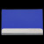 ZPB Laser Engraved Business Card Holder – Stainless Steel With Blue Leather