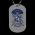 PBS Silver Double-Sided Dogtag W/Chain
