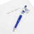 ZPB Sorority Bling Bead and Charm Blue Pen  ZPB Sorority Bling Bead and Charm Blue Pen