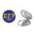 SGRHO Sorority Blue and Gold Bling Mirror Compact SGRHO Sorority Blue and Gold Bling Mirror Compact