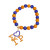 SGRHO Blue Gold Bling Sorority Charm Bracelet SGRHO Blue Gold Bling Sorority Charm Bracelet