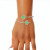 AKA Sorority Pink Green Ivy Leaf Open Bangle AKA Sorority Pink Green Ivy Leaf Open Bangle