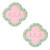 AKA Pink Green Sorority Studs AKA Pink Green Sorority Studs