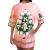 AKA Sorority Pink Ivy Leaf Sequin Jersey Shirt AKA Sorority Pink Ivy Leaf Sequin Jersey Shirt