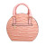 Handbag Round Pink Flower Croc Bag
