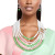 AKA Necklace Mix Pink Green Pearl AKA Set AKA Necklace Mix Pink Green Pearl AKA Set