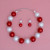 DST Sorority Red White 30mm Jumbo Pearl Set DST Sorority Red White 30mm Jumbo Pearl Set