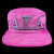AKA Embroidered Bucket Hat Pink