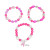 Bracelets Pink Breast Cancer Hope Set  Bracelets Pink Breast Cancer Hope Set