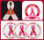 2  DST Breast Cancer Awareness Pins With 3  FREE Buttons  (FREE SHIPPING):