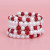 DST White Pearl and Bead Memory Wire Bracelet DST White Pearl and Bead Memory Wire Bracelet