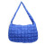ZPB Sorority Large Blue Ivory Quilted Shoulder Bag ZPB Sorority Large Blue Ivory Quilted Shoulder Bag