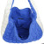 ZPB Sorority Large Blue Ivory Quilted Shoulder Bag ZPB Sorority Large Blue Ivory Quilted Shoulder Bag