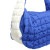 ZPB Sorority Large Blue Ivory Quilted Shoulder Bag ZPB Sorority Large Blue Ivory Quilted Shoulder Bag