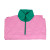 AKA Sorority Quilted Puffer Pink and Green Poncho