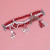 Updated DST Red and White Pearl Charm Watch Band Updated DST Red and White Pearl Charm Watch Band