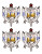 Sigma Gamma Rho Crest Sticker Sheet