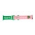AKA Sorority Pink and Green Watch Band Strap AKA Sorority Pink and Green Watch Band Strap
