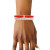 DST Sorority Red Pave Hinged Bangle Bracelet Set DST Sorority Red Pave Hinged Bangle Bracelet Set