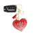 Red Heart Keychain Clip|6 x 3 inches Red Heart Keychain Clip|6 x 3 inches