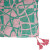 AKA Sorority Pink Green ColorBlock Swirl Kimono