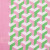 Kimono Pink Green Block Print AKA