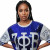 ZPB Sorority Blue and White Sequin Jersey Shirt