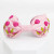 AKA Heart Pink and Green Embroidered Headband