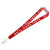 DST Red Canvas Lanyard ID Badge Clip 