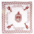 DST Sorority Fortitude White Square Scarf