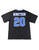 ZPB OVERSIZED V-NECK FOOTBALL JERSEY TEE_ROYAL_Black