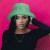 AKA Sorority Green Mesh Embroidered Bucket Hat AKA Sorority Green Mesh Embroidered Bucket Hat