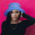 ZPB Sorority Blue Mesh Embroidered Bucket Hat ZPB Sorority Blue Mesh Embroidered Bucket Hat