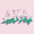 AKA Brooch AKA Pearl Ivy Leaf Sorority Pin  (BCAM)