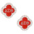 Red DST Sorority Studs(BCAM)