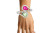 AKA Pink and Green Teardrop Crystal Cuff Bracelet(BCAM)