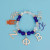 Blue Clear Bead Zeta Bracelet (BCAM)