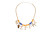 Blue Gold Pearl Sigma Necklace(BCAM)