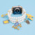 SGRHO Sorority White Pearl Watch Band(BCAM)