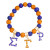 SGRHO Sorority Blue and Gold Bling Letter Bracelet(BCAM)