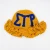 SGRHO Gold Crochet Ruffle Bucket Hat 