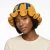 SGRHO Gold Crochet Ruffle Bucket Hat 
