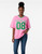 AKA OVERSIZED CHENILLE FOOTBALL JERSEY TEE_PINK