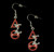 DST Crystal Overlap Letters Earrings(BCAM)