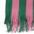 AKA Pink and Green Stripe Fringe Cocoon Cardigan